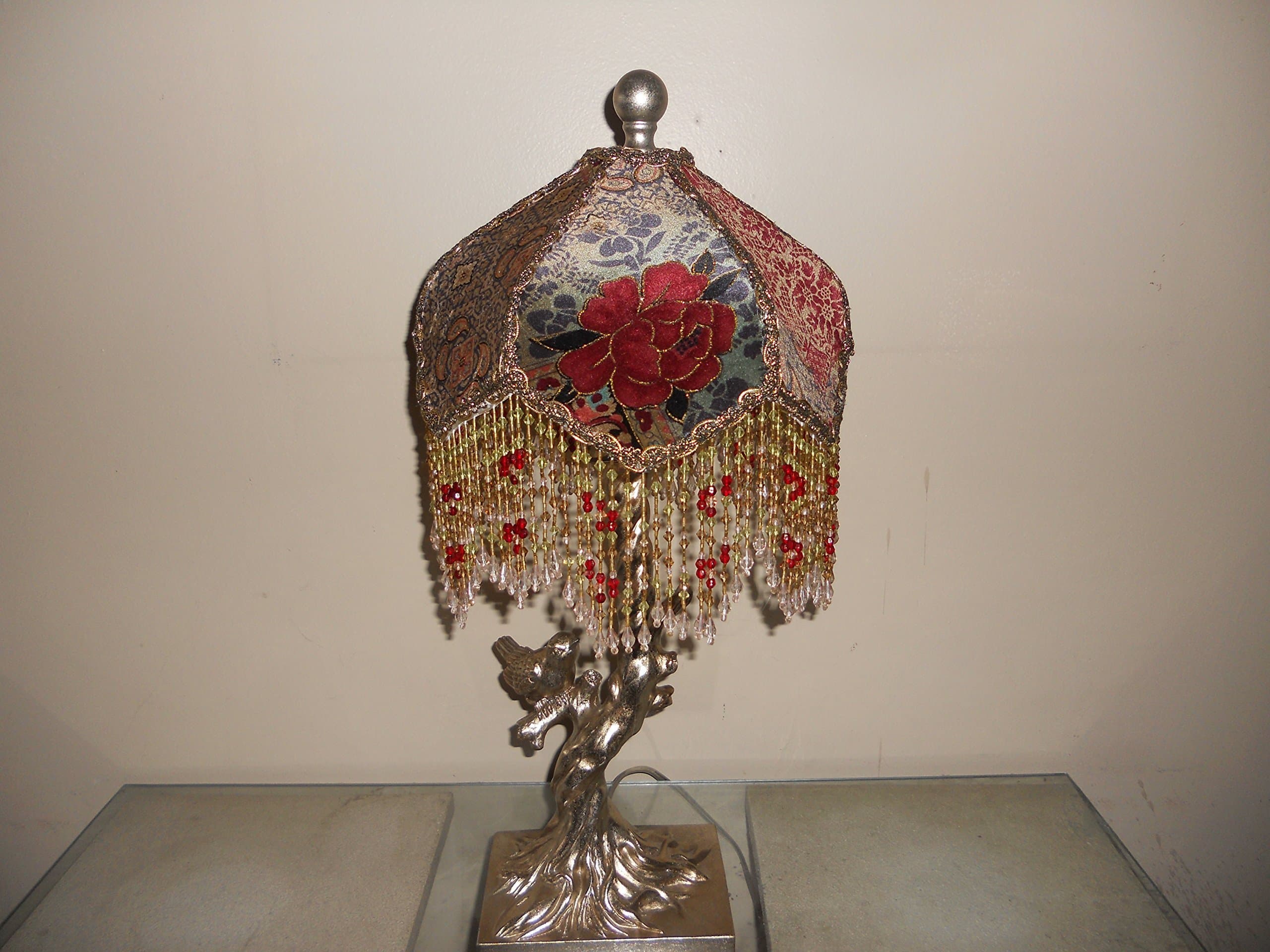 Custom made lampshade, Golden Rose