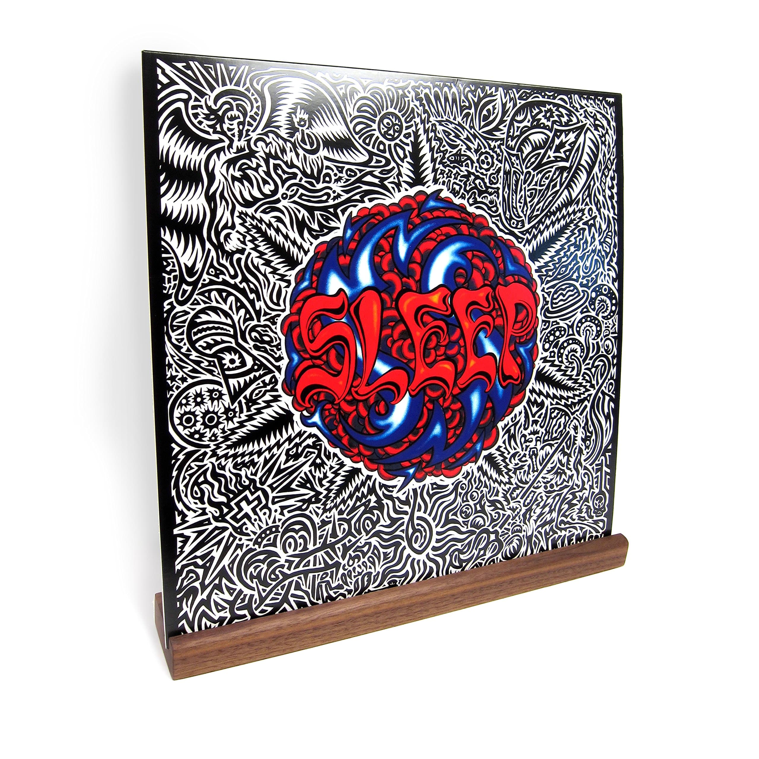 Nicole David: Record Shelf - Single/Walnut