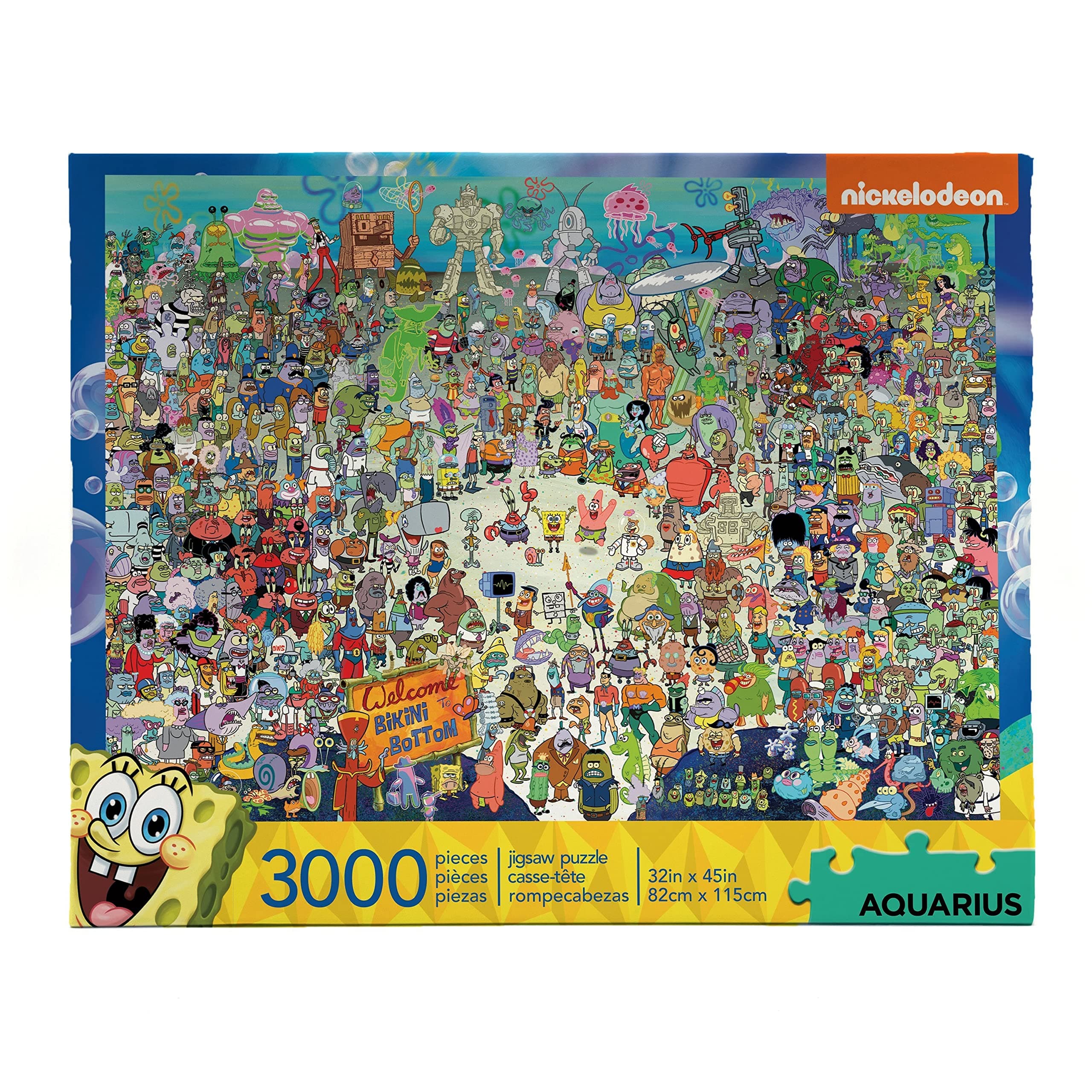AQUARIUS SpongeBob SquarePants 3,000-Piece Puzzle